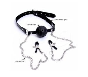 סט-גאג-ומצבטי-פטמות